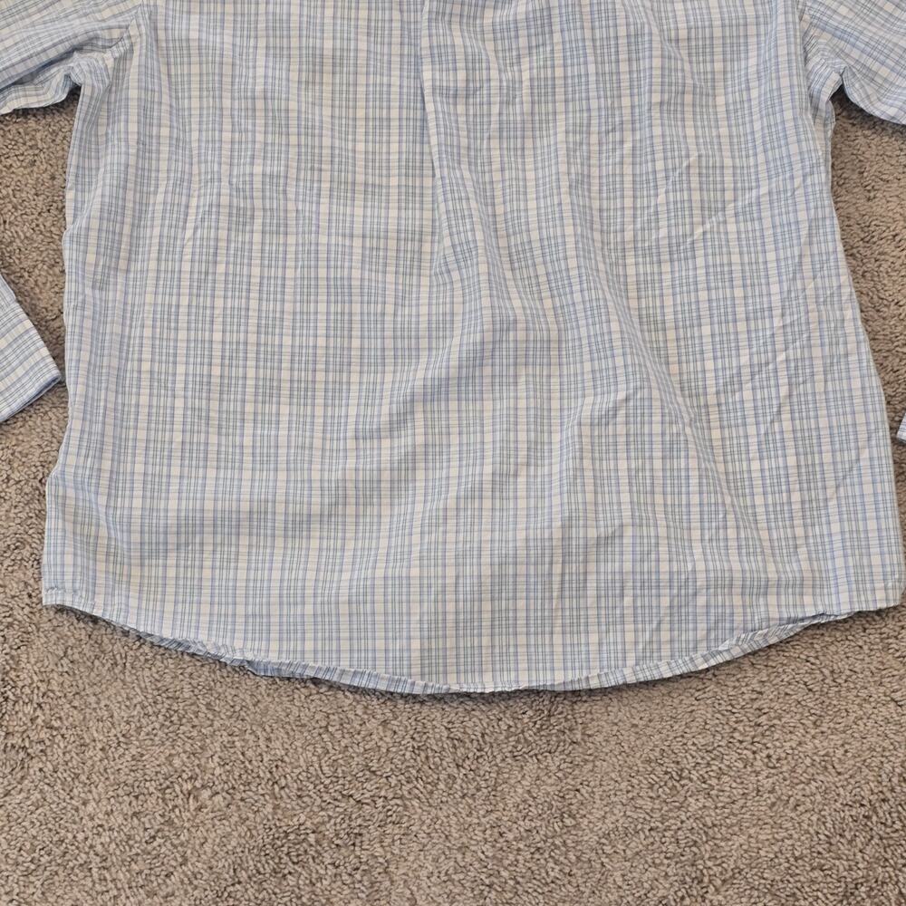 Vineyard Vines Whale Shirt Mens XL Extra Large‎ Blue Plaid Button Down Slim Fit - Picture 10 of 11